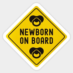 Baby On Board Newborn Bumper Sticker